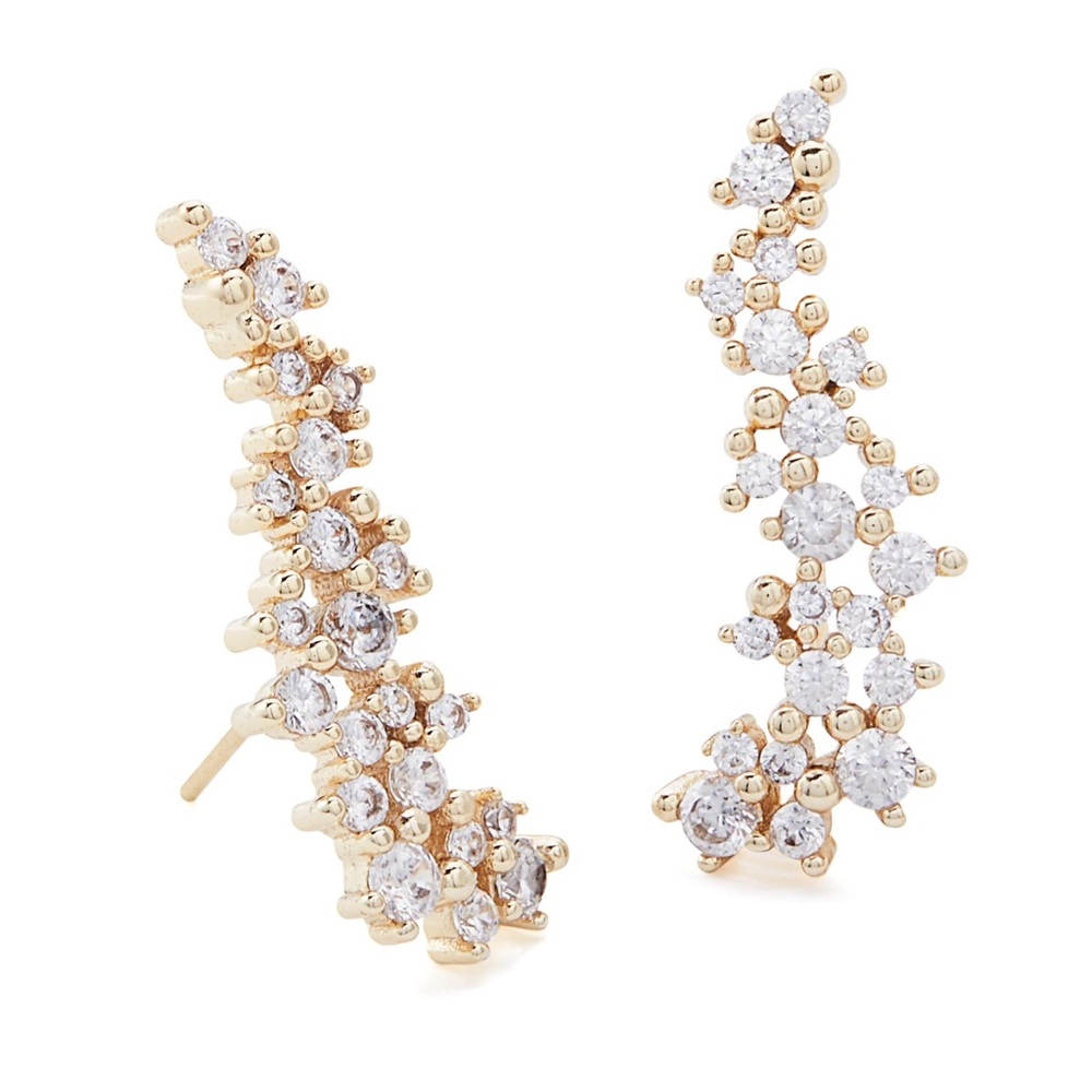 Brand new Kendra Scott gold petunia earrings